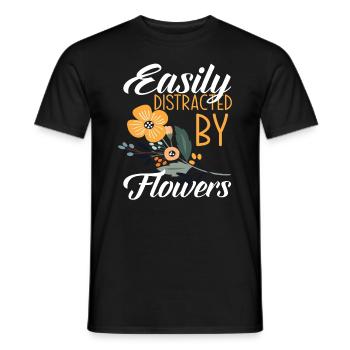 Fleuriste Fleuristes Amateurs de fleurs - T-shirt homme - noir - Devant - AI Model Male 178 light (178cm)