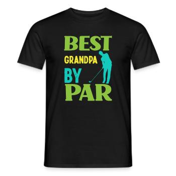 Bester Opa Golfspieler Golf Golfer - Männer T-Shirt - Schwarz - Vorne - AI Model Male 178 light (178cm)