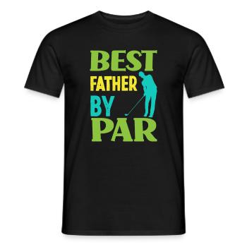 Meilleur père golfeur de golf - T-shirt homme - noir - Devant - AI Model Male 178 light (178cm)