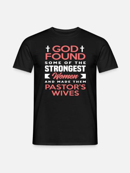 Pasteur Pasteur Épouse Mme Gift - T-shirt homme - noir
