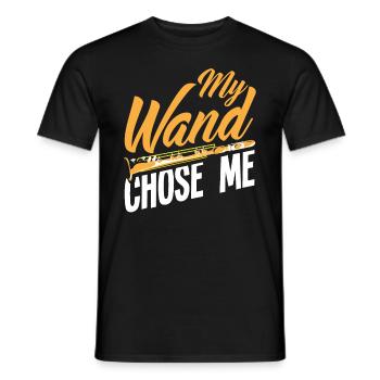 Clarinet Musical Instrument Musicians Clarinets - Men's T-Shirt - black - Front - AI Model Male 178 light (178cm)