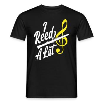 Clarinette Instrument Clarinettiste Musique Clarinettiste - T-shirt homme - noir - Devant - AI Model Male 178 light (178cm)