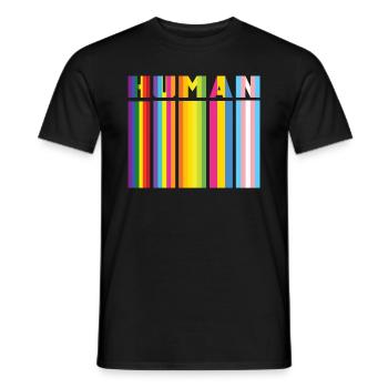 Personnes LGBTQ - T-shirt homme - noir - Devant - AI Model Male 178 light (178cm)