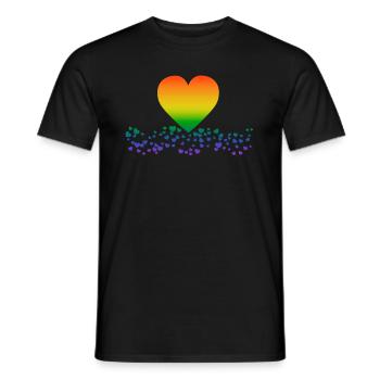 LGBTQ - T-shirt homme - noir - Devant - AI Model Male 178 light (178cm)