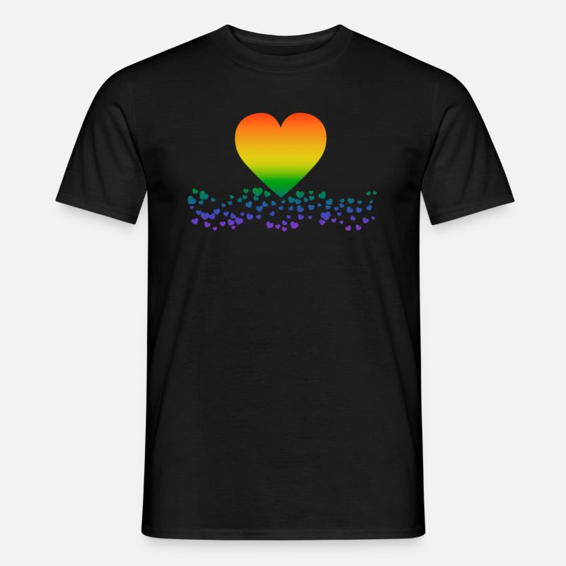 LGBTQ - Männer T-Shirt - Schwarz