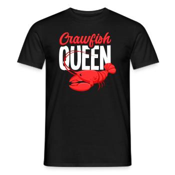 Écrevisses Reine crustacé cadeau - T-shirt homme - noir - Devant - AI Model Male 178 light (178cm)