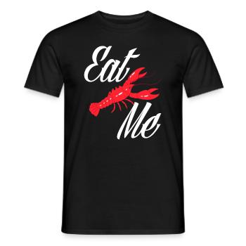 Langusten Ess Mich - Männer T-Shirt - Schwarz - Vorne - AI Model Male 178 light (178cm)