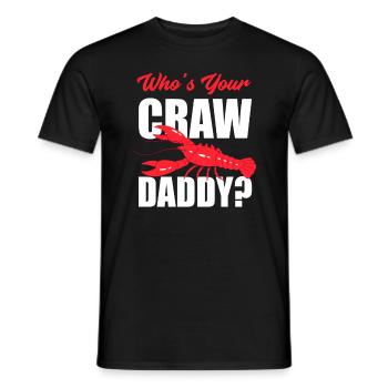 Langusten Papa Wortspiel Spruch - Männer T-Shirt - Schwarz - Vorne - AI Model Male 178 light (178cm)