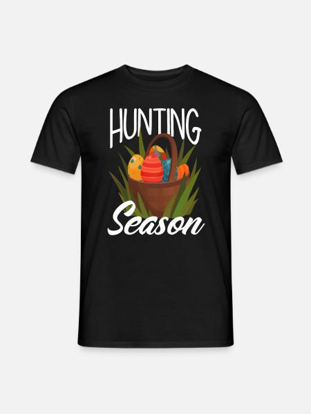Hunts Season Easter Easter Eggs - Men's T-Shirt - black