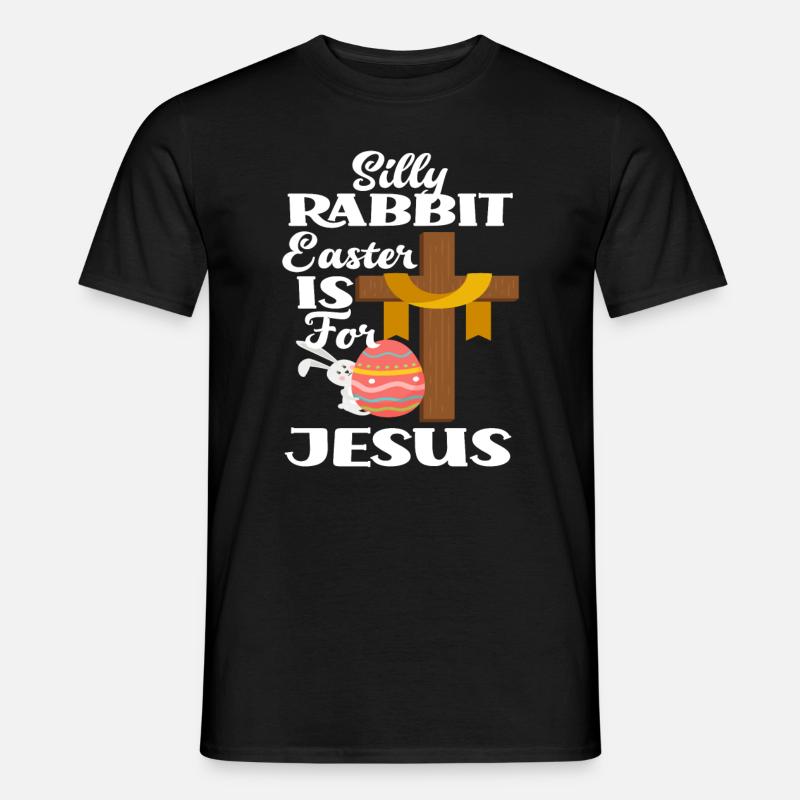 Ostern Jesus - Männer T-Shirt - Schwarz