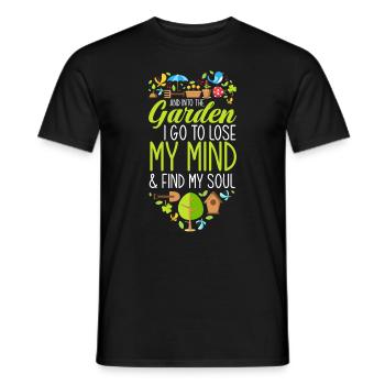 Garten Seele Hobby Gärtner - Männer T-Shirt - Schwarz - Vorne - AI Model Male 178 light (178cm)