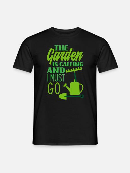 Garden Gardener - Men's T-Shirt - black