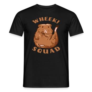 Meerschweinchen Team - Männer T-Shirt - Schwarz - Vorne - AI Model Male 178 light (178cm)