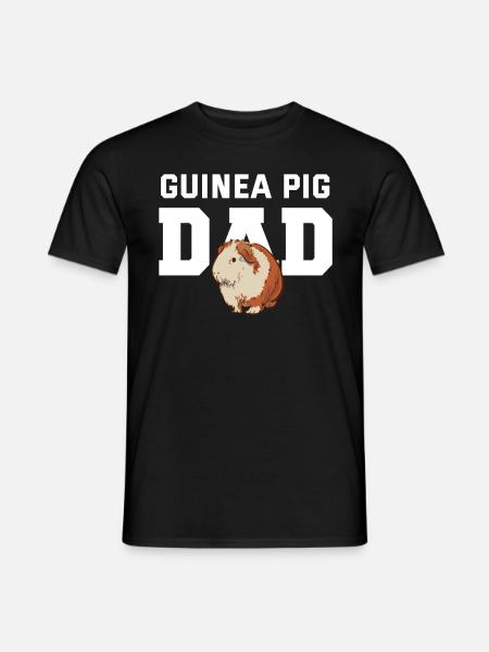 Cochon d’Inde Papa - T-shirt homme - noir