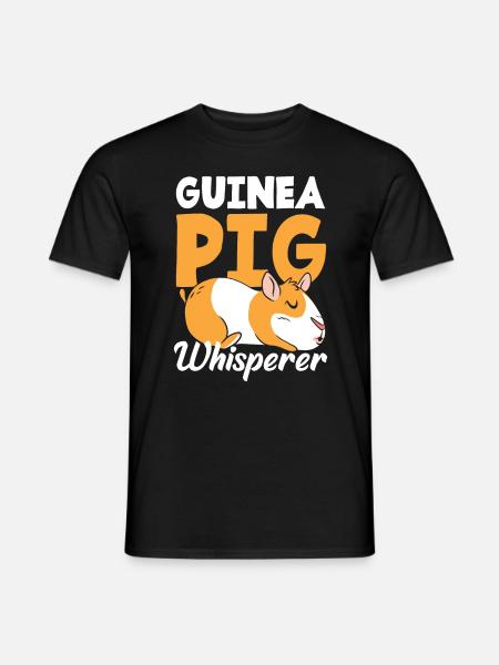 Guinea Pig Whisperer - Men's T-Shirt - black