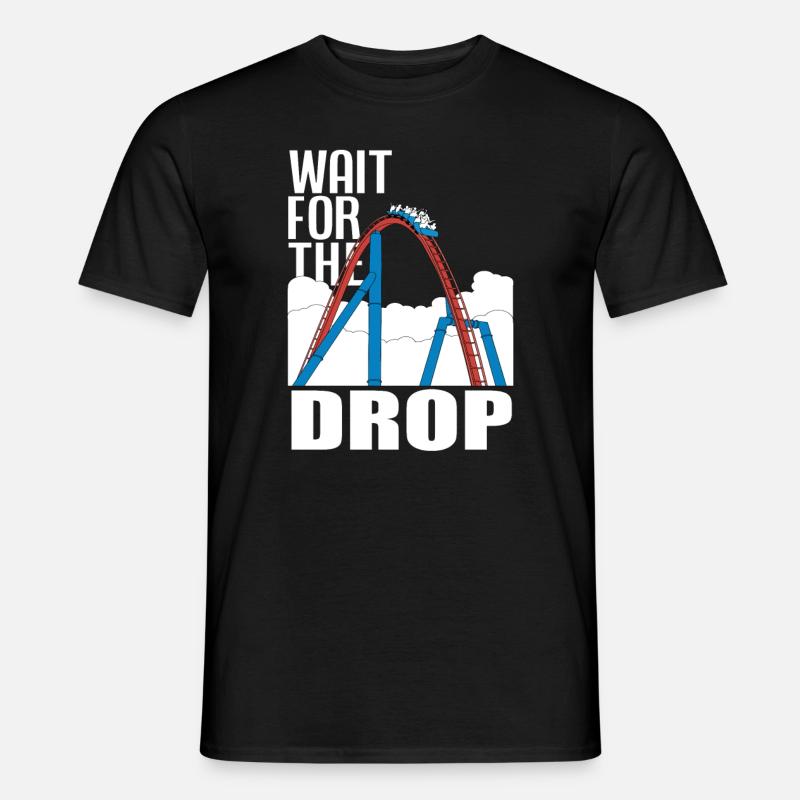 Lusitges Roller Coaster cadeau - T-shirt homme - noir