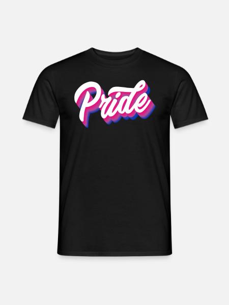 Proud Bisexual Gender Bisexuality - Men's T-Shirt - black