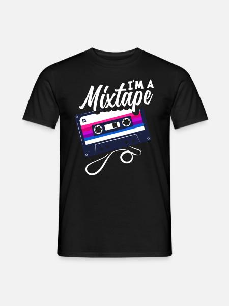Bisexual Mixtape - Men's T-Shirt - black
