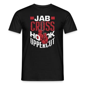 Boxe, Boxeur, Athlète - T-shirt homme - noir - Devant - AI Model Male 178 light (178cm)