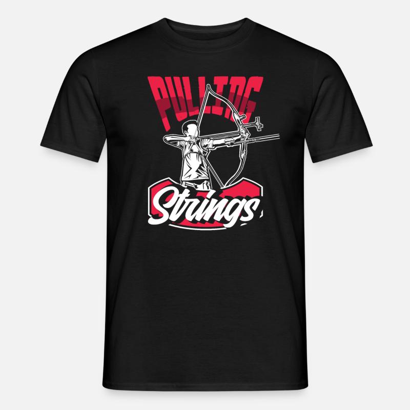 Bogenschießen Bogenschießen Bogenschießen - Männer T-Shirt - Schwarz