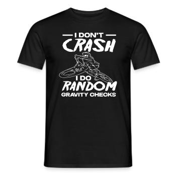 Cycliste Mountianbike - T-shirt homme - noir - Devant - AI Model Male 178 light (178cm)