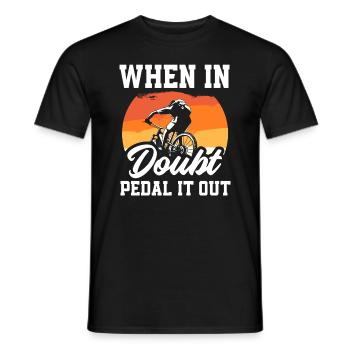 VTT rétro VTT VTT VTT - T-shirt homme - noir - Devant - AI Model Male 178 light (178cm)