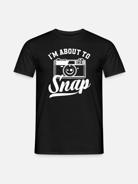 Photographer Camera Pun - Men's T-Shirt - black