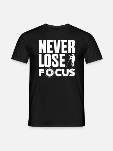 Fotograf - Mænd T-shirt - sort