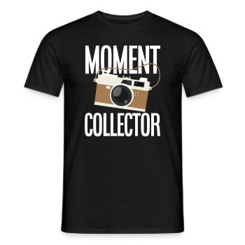 Photographer Photographer - Men's T-Shirt - black - Front - AI Model Male 178 light (178cm)