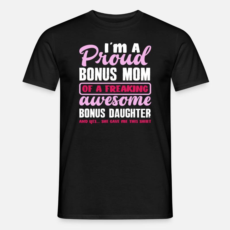 Stepmom Stepdaughter Gift - Men’s T-shirt - black