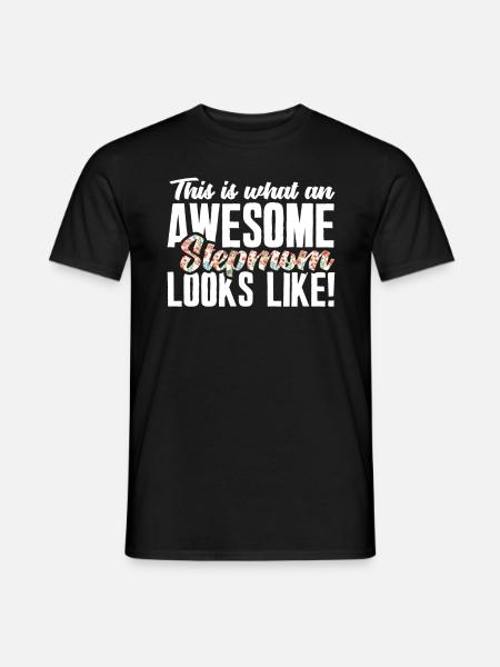 Great Stepmom - Men's T-Shirt - black