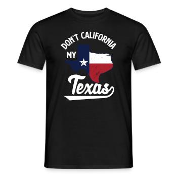 Texas - Männer T-Shirt - Schwarz - Vorne - AI Model Male 178 light (178cm)