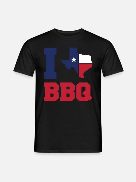 Texas Barbeque - Men's T-Shirt - black
