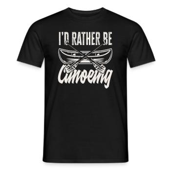 Canoë Canoë - T-shirt homme - noir - Devant - AI Model Male 178 light (178cm)