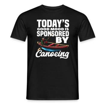 Canoë Happy Sport Pédalo - T-shirt homme - noir - Devant - AI Model Male 178 light (178cm)