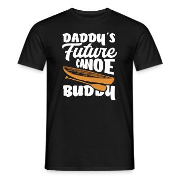 Papas Zukünftiger Kanu Freund Kinder Kind - Männer T-Shirt - Schwarz - Vorne - AI Model Male 178 light (178cm)