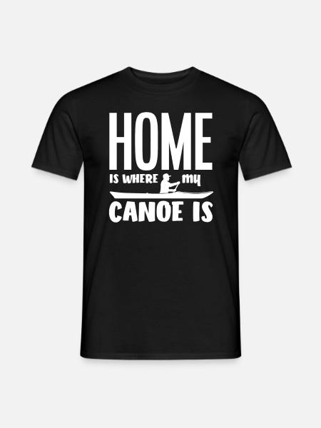 Home Canoe - Men's T-Shirt - black