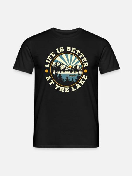 Life Canoe - Men's T-Shirt - black