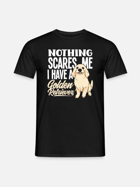 Golden Retriever Spruch Geschenk - Männer T-Shirt - Schwarz