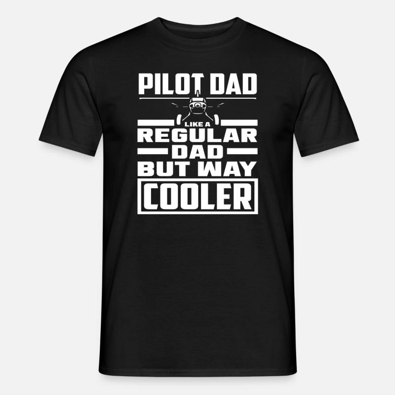 Pilot Wortspiel - Männer T-Shirt - Schwarz