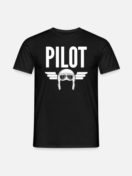 Pilot - Men's T-Shirt - black