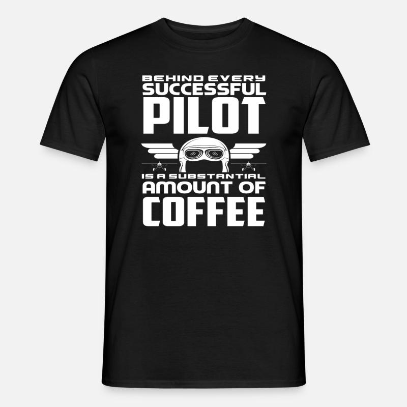 Pilot Coffee Pilots - T-shirt homme - noir