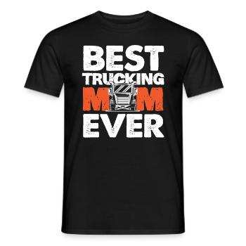 Chauffeur de camion Maman Maman - T-shirt homme - noir - Devant - AI Model Male 178 light (178cm)