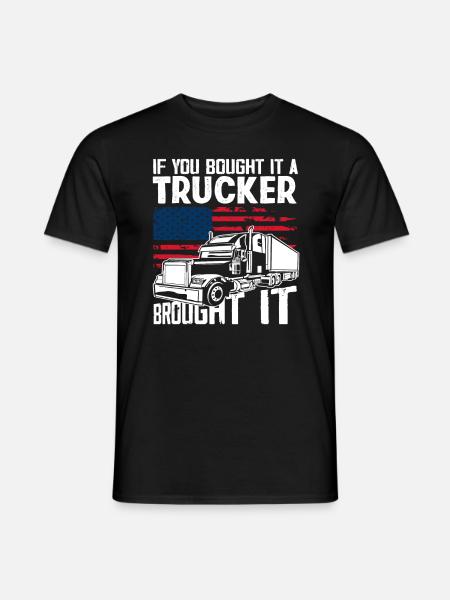 Truck driver - Men's T-Shirt - black
