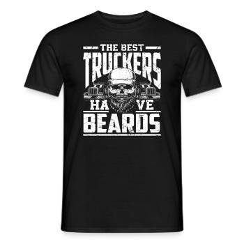 Chauffeur de camion Bard - T-shirt homme - noir - Devant - AI Model Male 178 light (178cm)