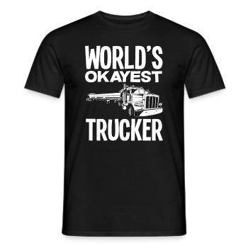Meilleur chauffeur de camion au monde - T-shirt homme - noir - Devant - AI Model Male 178 light (178cm)