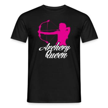 Archery Queen - Men's T-Shirt - black - Front - AI Model Male 178 light (178cm)