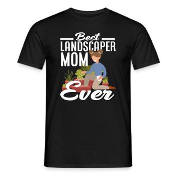 Beste Landschaftsgärtner Mama - Männer T-Shirt - Schwarz - Vorne - AI Model Male 178 light (178cm)