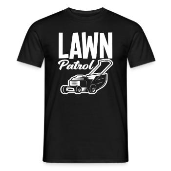 Landschaftsgärtner Lustiges Rasen Spruch - Männer T-Shirt - Schwarz - Vorne - AI Model Male 178 light (178cm)
