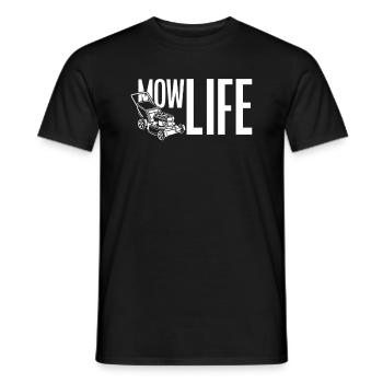 Landschaftsgärtner Leben - Männer T-Shirt - Schwarz - Vorne - AI Model Male 178 light (178cm)
